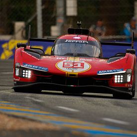 Ferrari in Le Mans von Rick Kiewiet