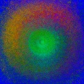 Farbe Kreis, Mandala von Rietje Bulthuis