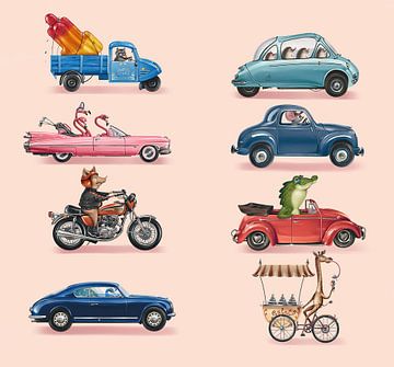 animaux mobiles sur Esther Rosier