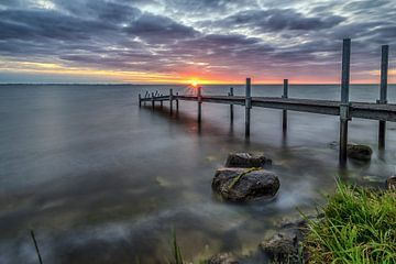 Steiger IJsselmeer zonsopkomst sur Mario Calma