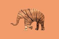 Elephant bois par Catherine Fortin Aperçu