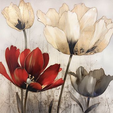 Tulipe intemporelle sur Color Square