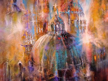 Above the rooftops of the city by Annette Schmucker
