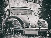 Schwarz-weiß Fotografie eines VW Käfers von Edith Albuschat Miniaturansicht