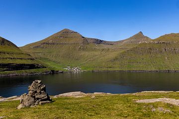 Landschap van de Faeröer eilanden 3 van Adelheid Smitt