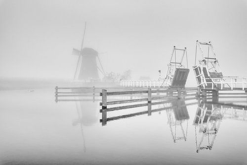 Molen in de mist