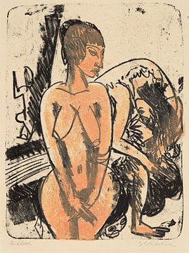 Ernst Ludwig Kirchner, Twee vrouwen, 1914