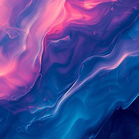 Cosmic Currents: A Dance of Light and Motion by Oizy Blue