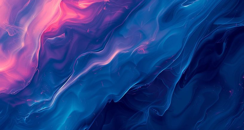 Cosmic Currents: A Dance of Light and Motion by Oizy Blue