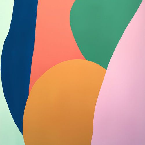Colourful modern shapes