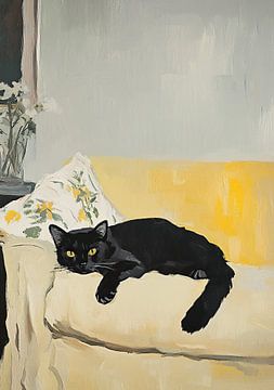 Black cat by Niklas Maximilian