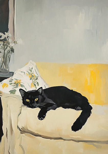 Schwarze Katze von Niklas Maximilian