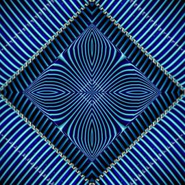 fotoGrafiek 83 (Blue cups) by Hans Levendig (lev&dig fotografie)