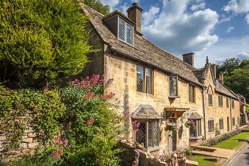 Oude huizen in Broad Campden, Cotswolds, Engeland