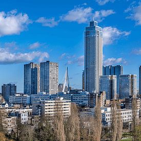 The Rotterdam skyline by Frank Lavooij