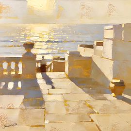 Lumière dansant sur la mer sur Johannas Art Creations