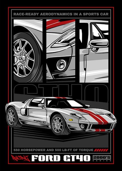 Ford GT40 Superauto van Adam Khabibi