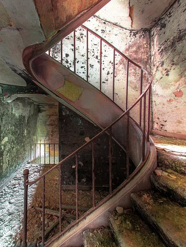 Stairs of decay by Olivier Photography