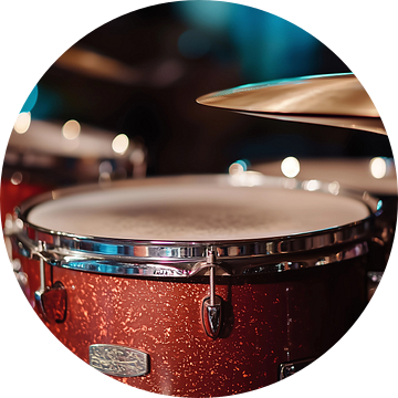 Sfeervolle achtergrond van muziekinstrument, Drums jazz