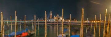 Venetië - Uitzicht vanaf Piazzetta San Marco naar San Giorgio Maggiore