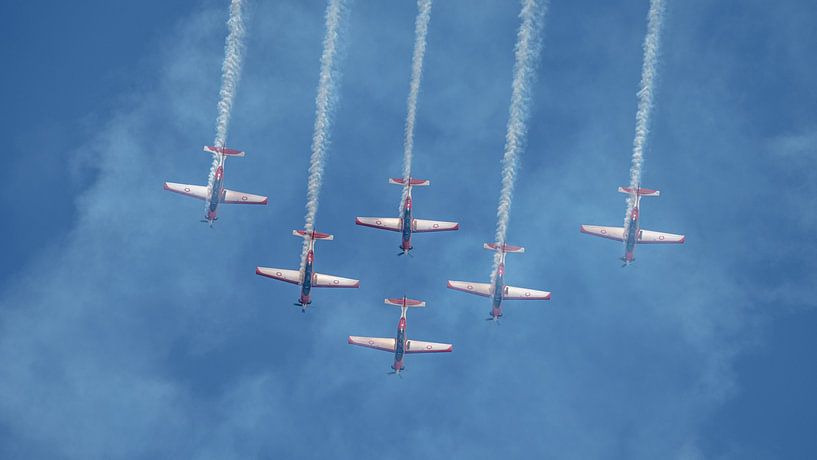 Jupiter Aerobatic Team in action during LIMA 2025. by Jaap van den Berg