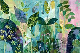 Landscape collage by Wonderful Art