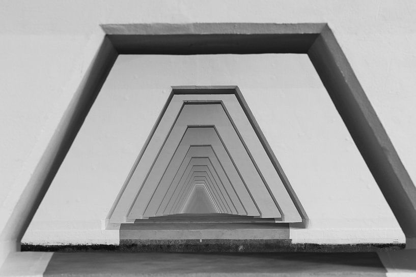 Abstract vista of the Zeeland Bridge by Anne Ponsen