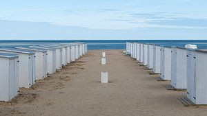 Strand Hütten von Werner Lerooy