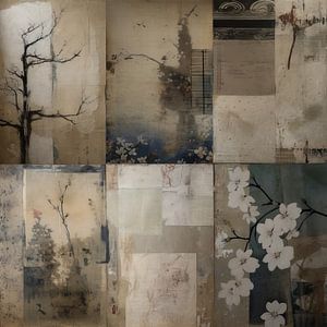 Vintage-Collage "Zen"