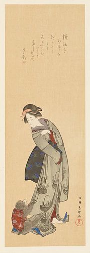 Motief uit "Selected Masterpieces of the Ukiyo-e School"