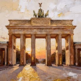 Das Brandenburger Tor, Berlin, Deutschland von Johannas Art Creations
