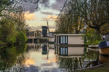 Mühle de Put in Leiden von Dirk van Egmond