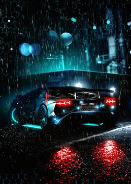 Night Hex Lamborghini by John Dan