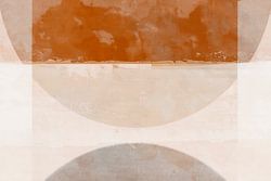 Modern Scandinavisch Bauhaus Abstractie Organisch Aards