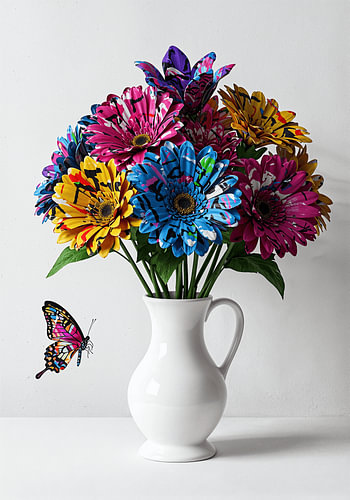 Mister Artsy Graffiti Flowers n° 7