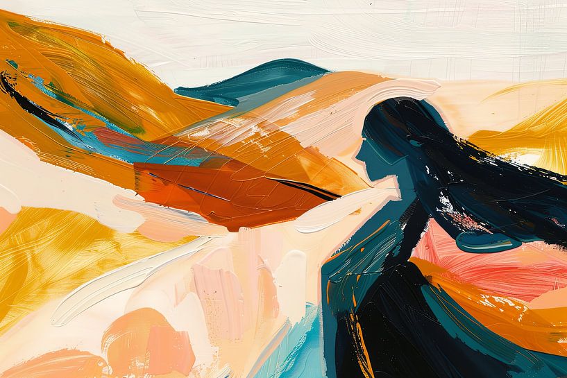 picturesque abstract freedom by Egon Zitter