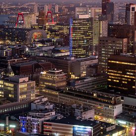 Rotterdam bei Nacht von 24 liquidmedia