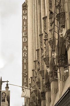 Los Angeles, billboard on Broadway by Inge van den Brande