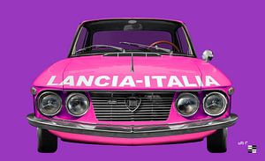 Lancia Fulvia 1.3 S Rallye in Pink