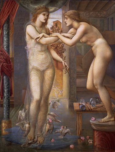 Edward Burne-Jones. Pygmalion en het Beeld - Het Goddelijke Vuur