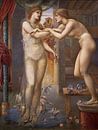 Edward Burne-Jones. Pygmalion en het Beeld - Het Goddelijke Vuur van 1000 Schilderijen thumbnail