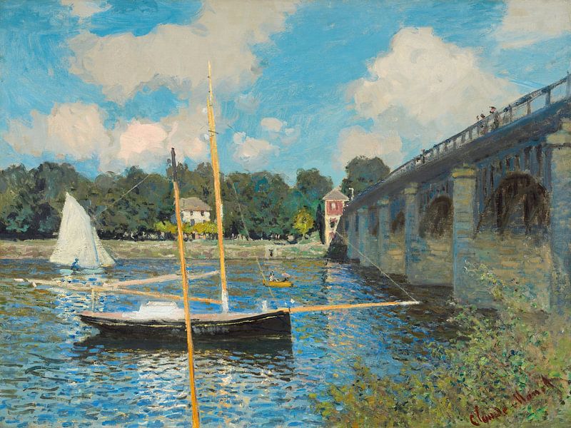 De brug in Argenteuil, Claudre Monet van Liszt Collection