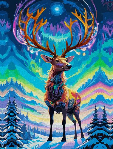 Aurora Stag: Magie in de nacht