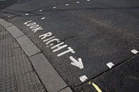 London straat kijk rechts