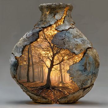 De Natuur in een Stenen Kruik