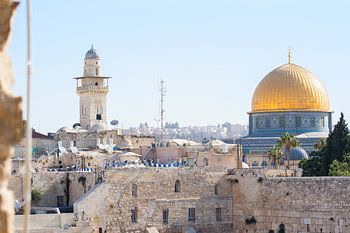 Jérusalem / Mont du Temple / Vue dégradée / Photographie de voyage
