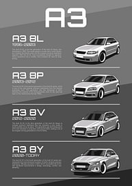 Audi A3 Series by Kaminarirace