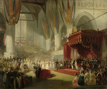 The inauguration of King William II, Nicholas Pieneman