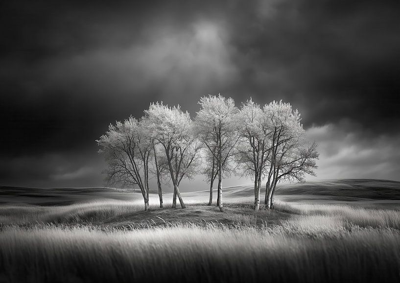Trees and light by Harry Cathunter