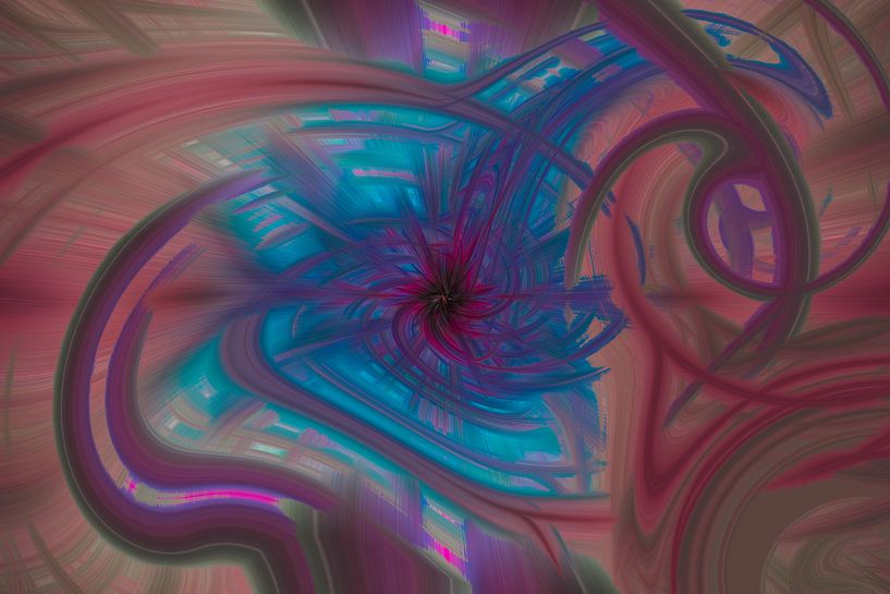 Digital abstract no. 13 by Leo Luijten